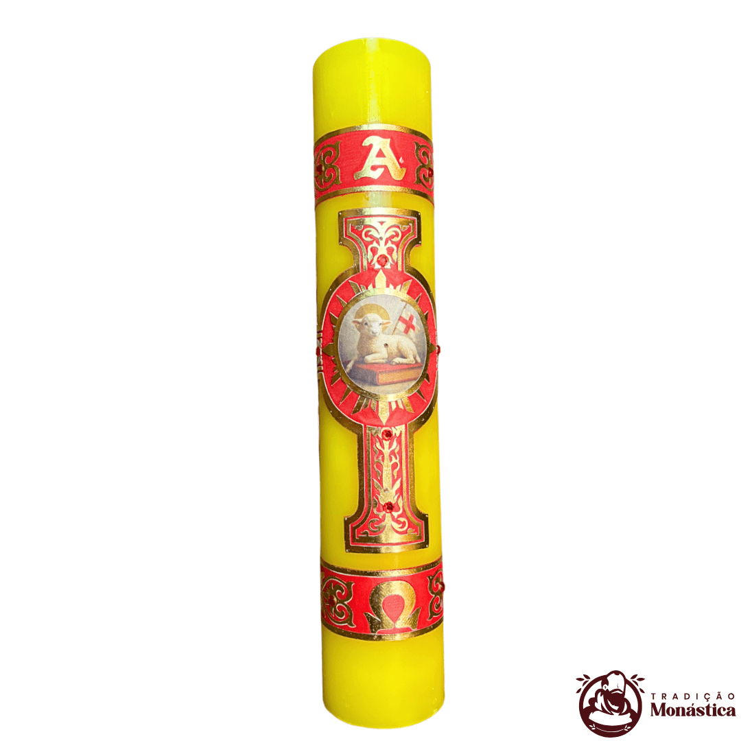 Vela Círio Pascal -  Aplicação Cordeiro 01 - 2