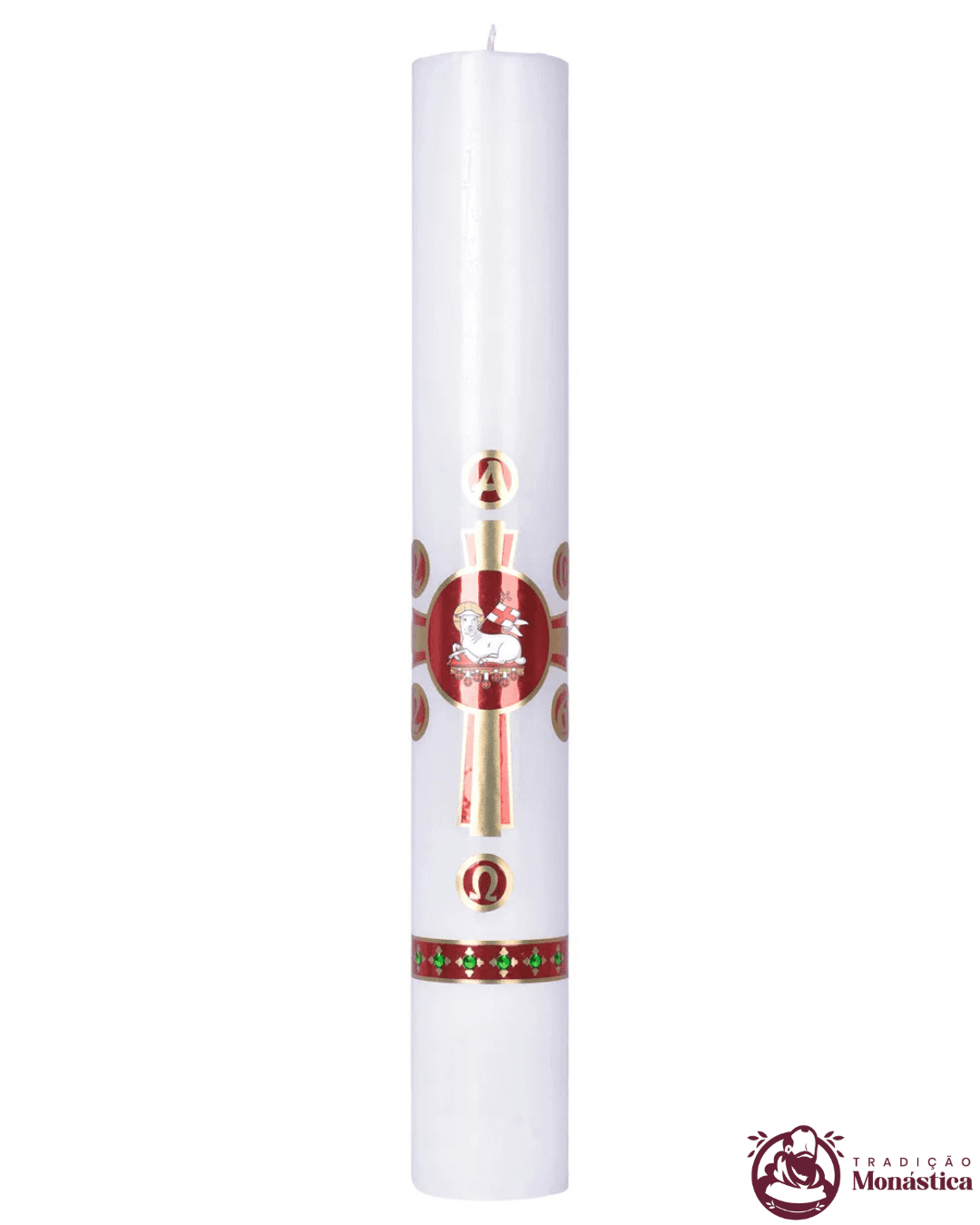 Vela Círio Pascal -  Adesivo Cordeiro - 1