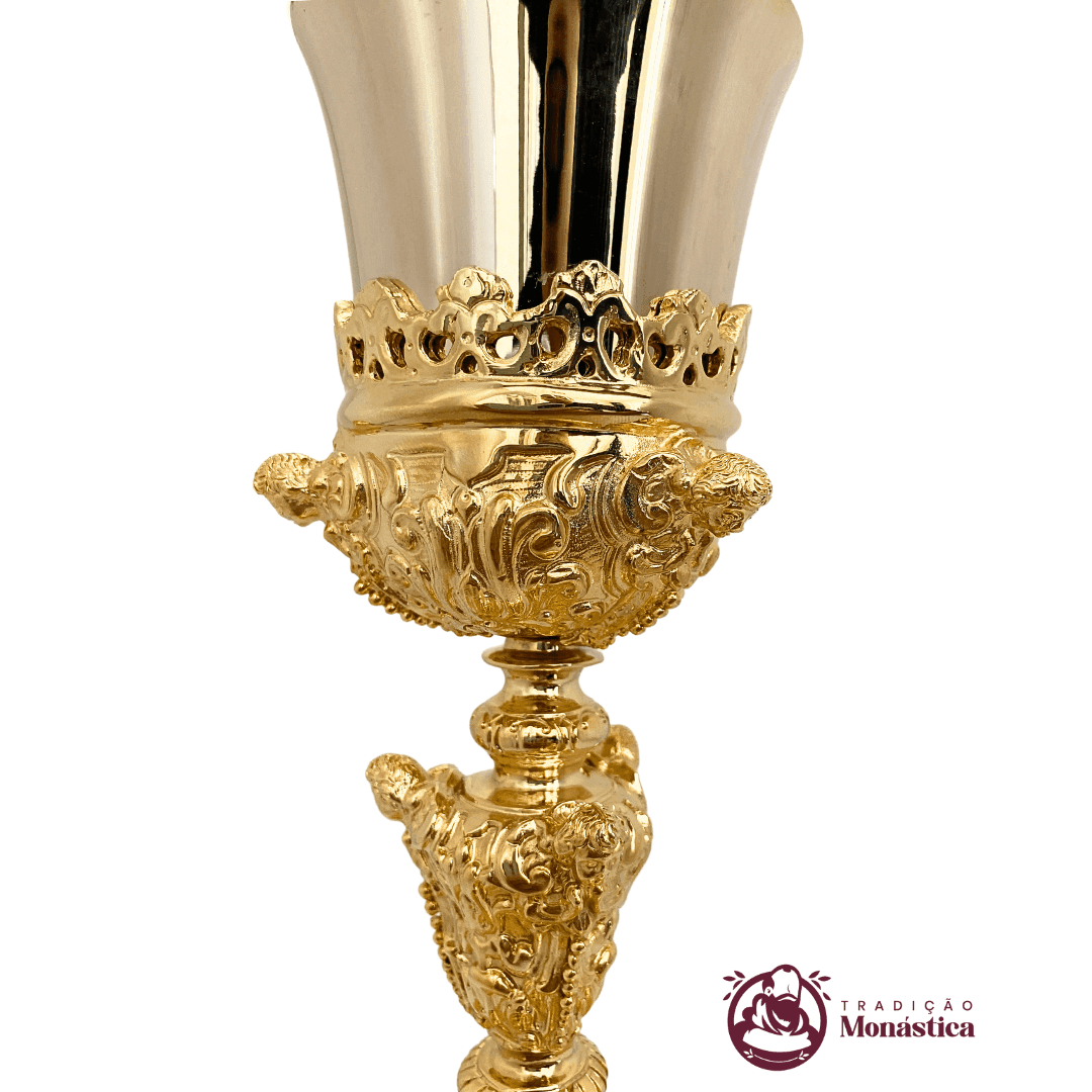 Cálice Barroco com Detalhes de Anjos  - 2