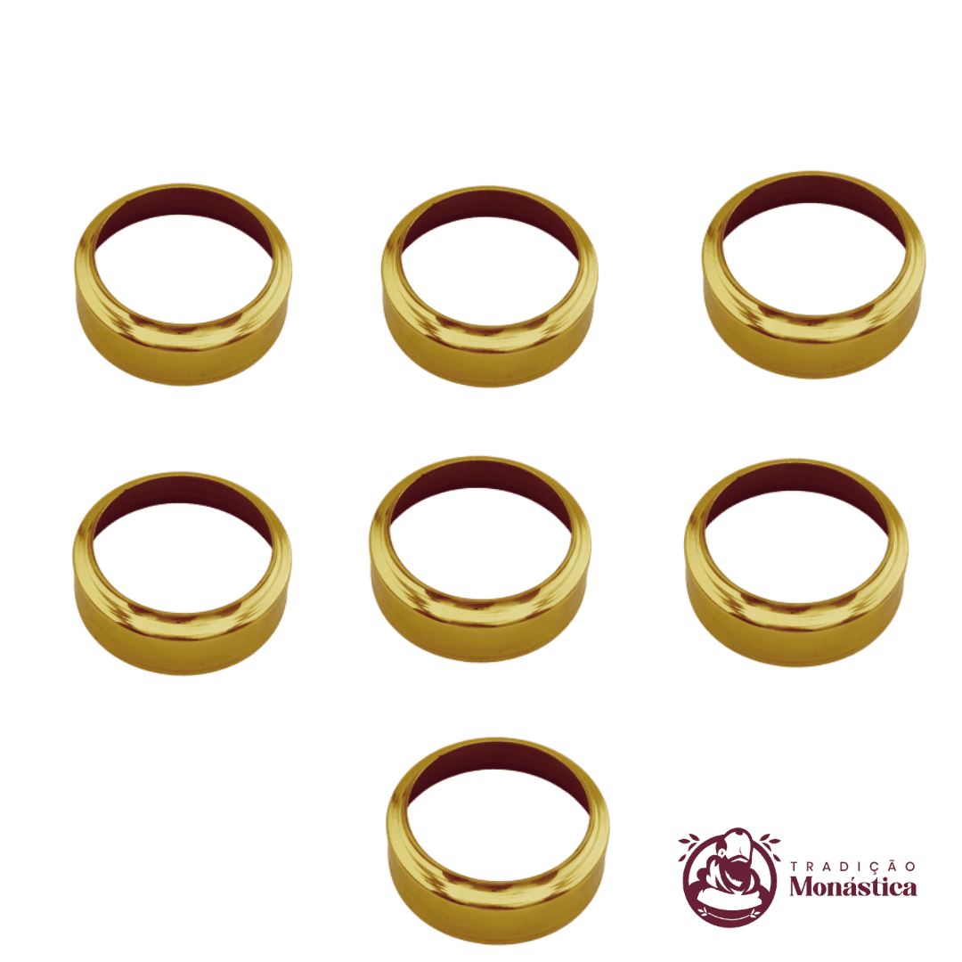 Conjunto com 07 Economizadores de Velas - 7cm  - 1