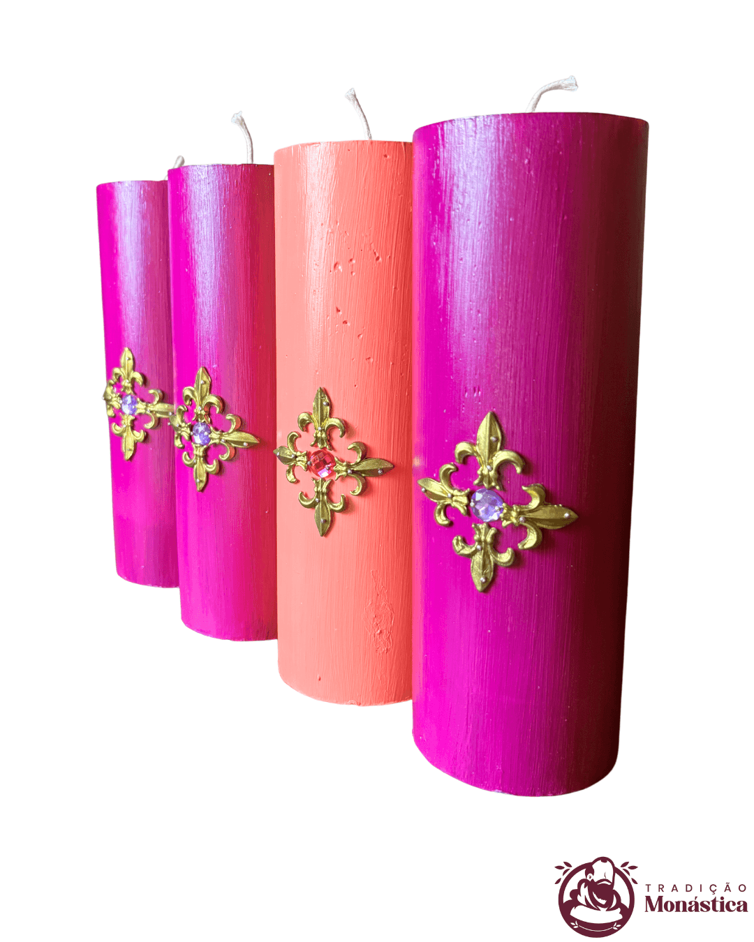 Conjunto de Velas do Advento - 20x7cm - Modelo Av01 - 3