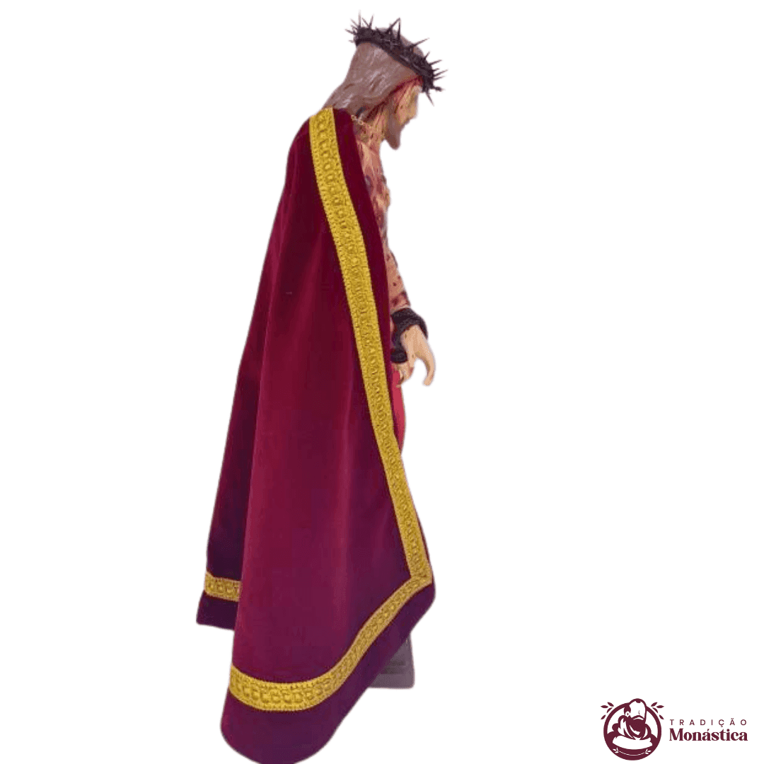 Imagem feita de Resina de Jesus Flagelado - 40cm   - 6