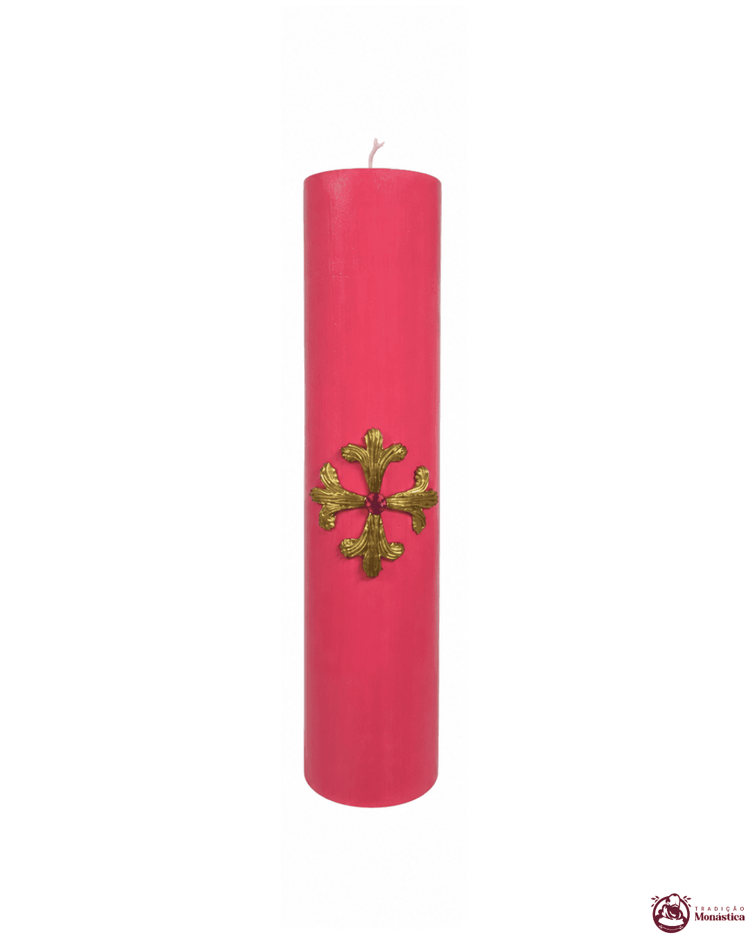 Kit de Velas do Advento com Cruz Dourada - 30x7cm - 5