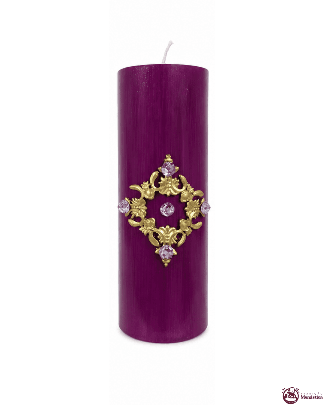 Kit de Velas do Advento com Estrela Dourada - 20x7cm - 4