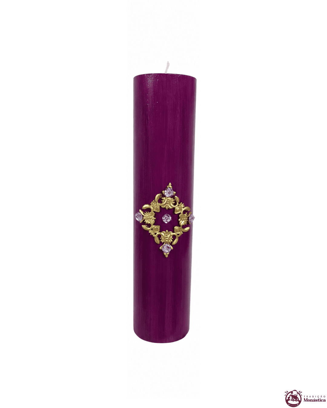 Kit de Velas do Advento com Estrela Dourada - 30x7cm - 4