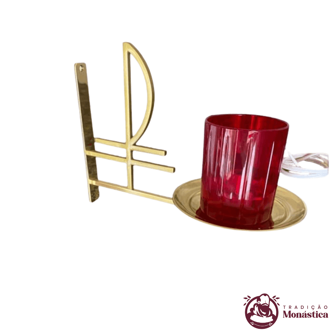 Lâmpada do Santíssimo Simples - Dourada - 2