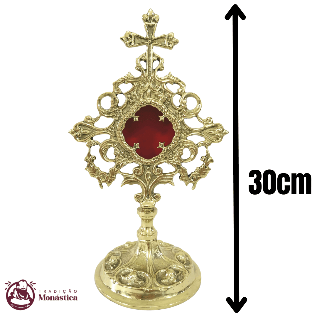 Relicário Dourado Trabalhado  - 30cm - 2