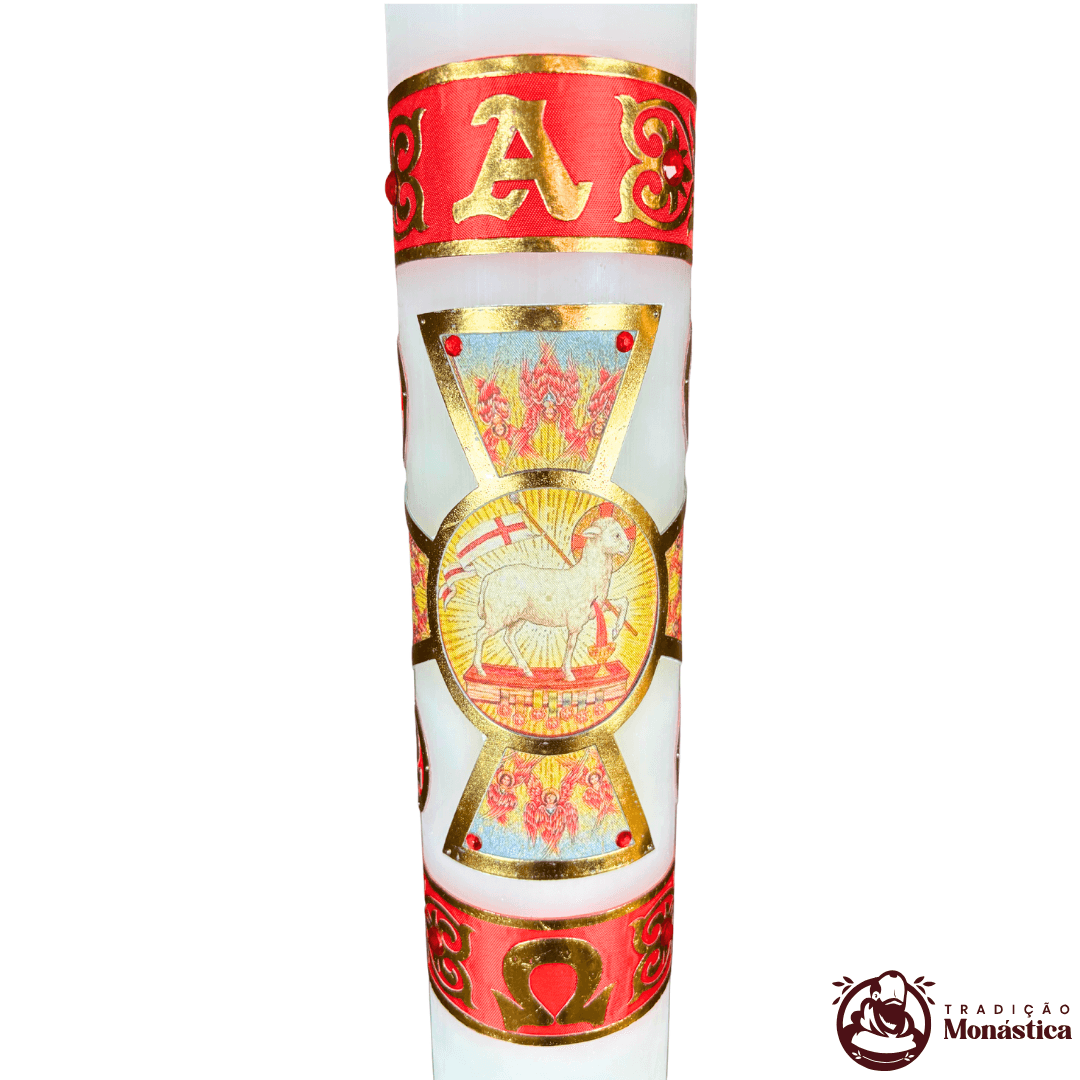 Vela Círio Pascal - Aplicação Cordeiro 02 - 3