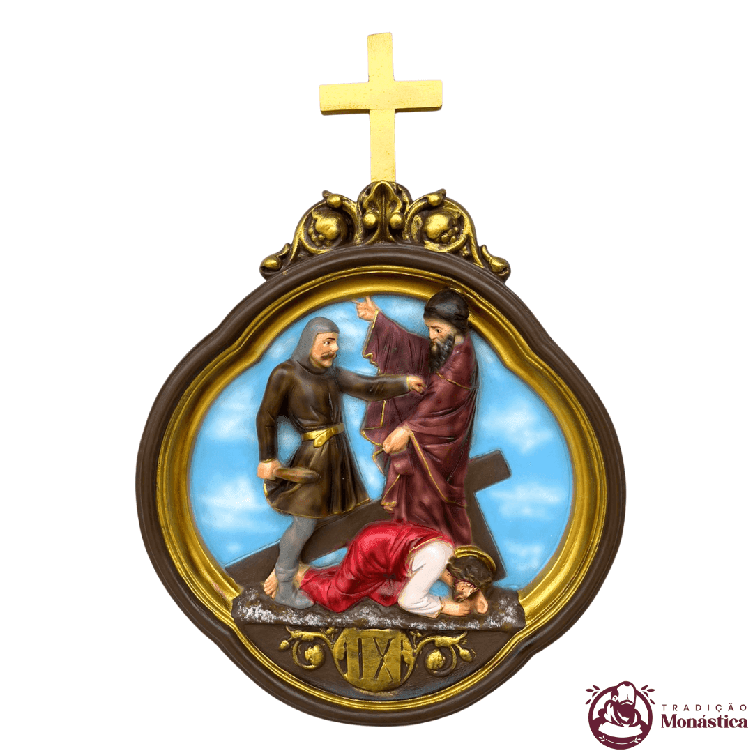 Via Sacra feita em Resina com 15 Estações - Colorido - 9