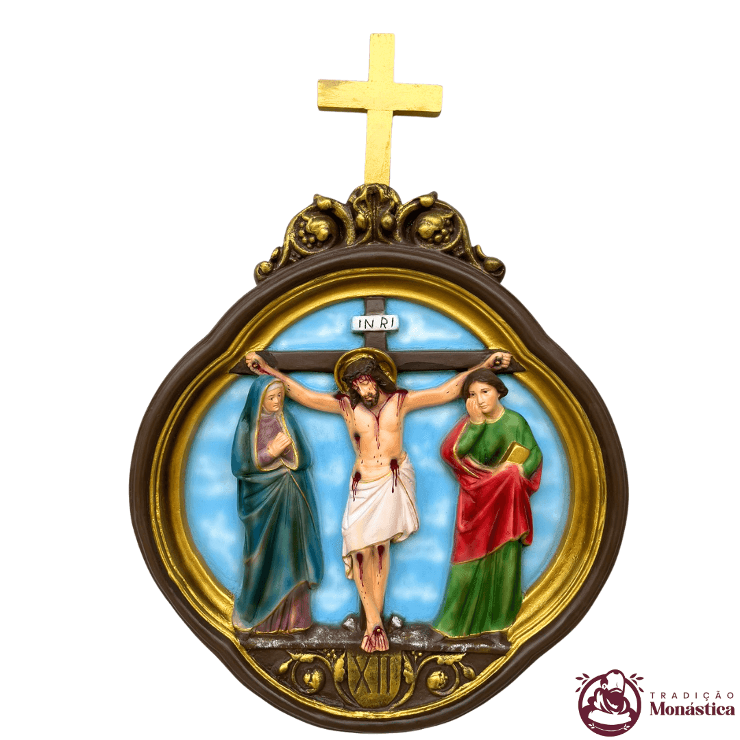Via Sacra feita em Resina com 15 Estações - Colorido - 12