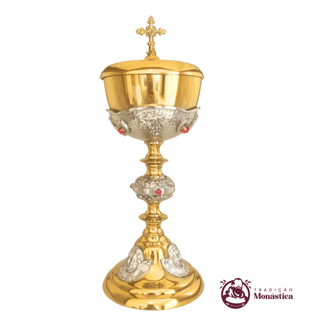 Ambula com Detalhes de Anjos - Banhada em Ouro - 1