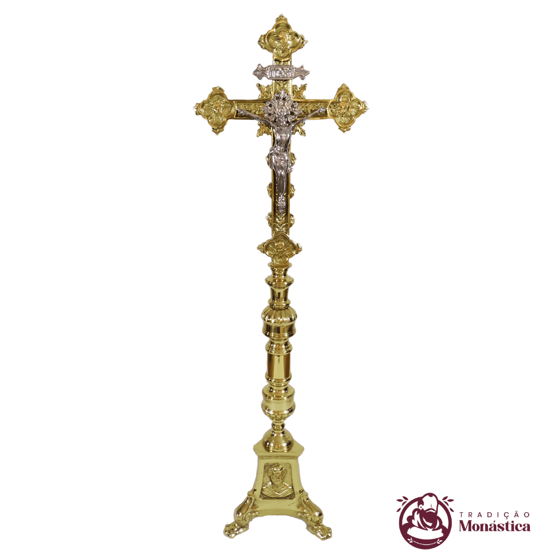 Cruz de Altar - Base JMJ Grande - feito em Bronze - 1