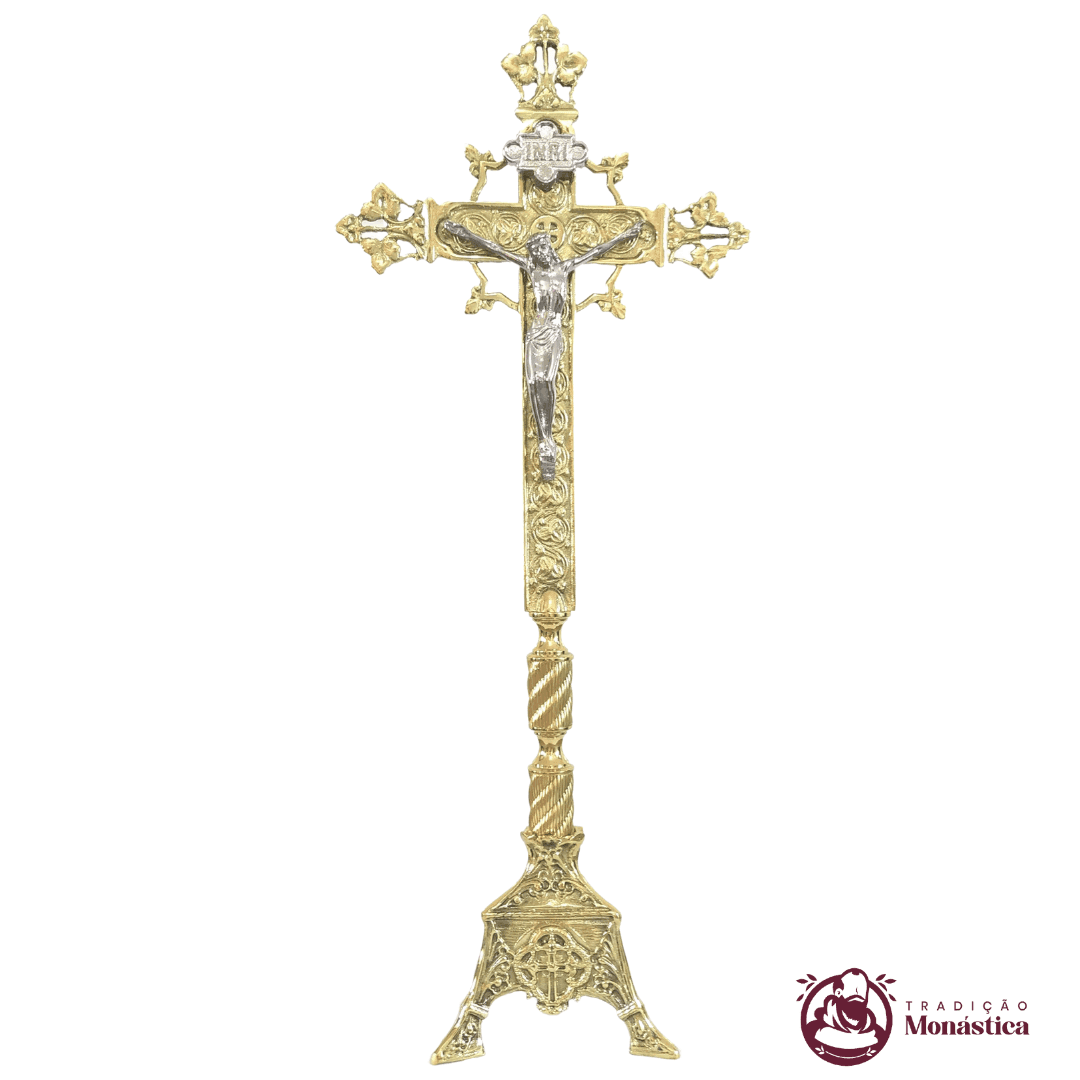 Cruz de Altar Média - feita em Bronze  - 1