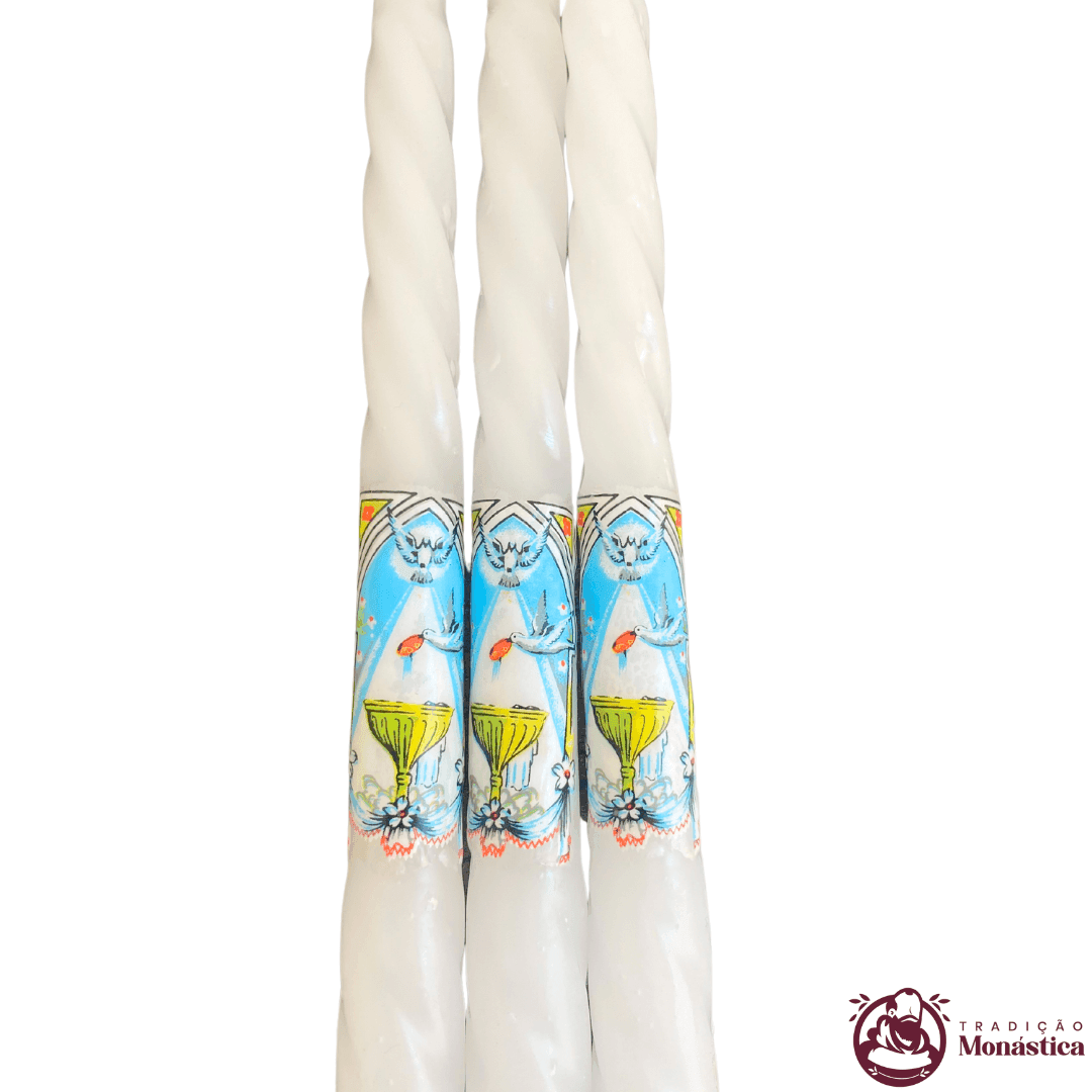 Conjunto de 3 Velas de Batismo - 2