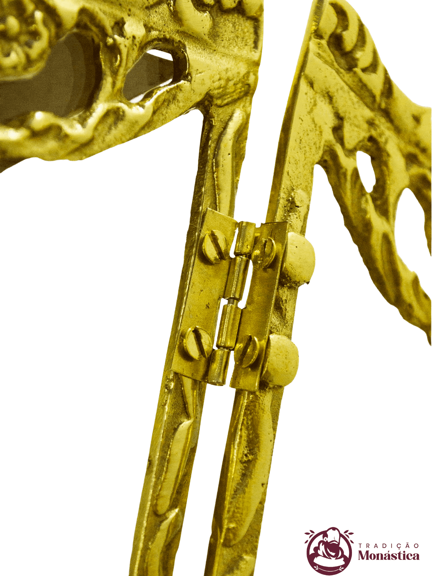 Conjunto de Cruz e Tochas para Procissão - Base Jesus, Maria e José - 7