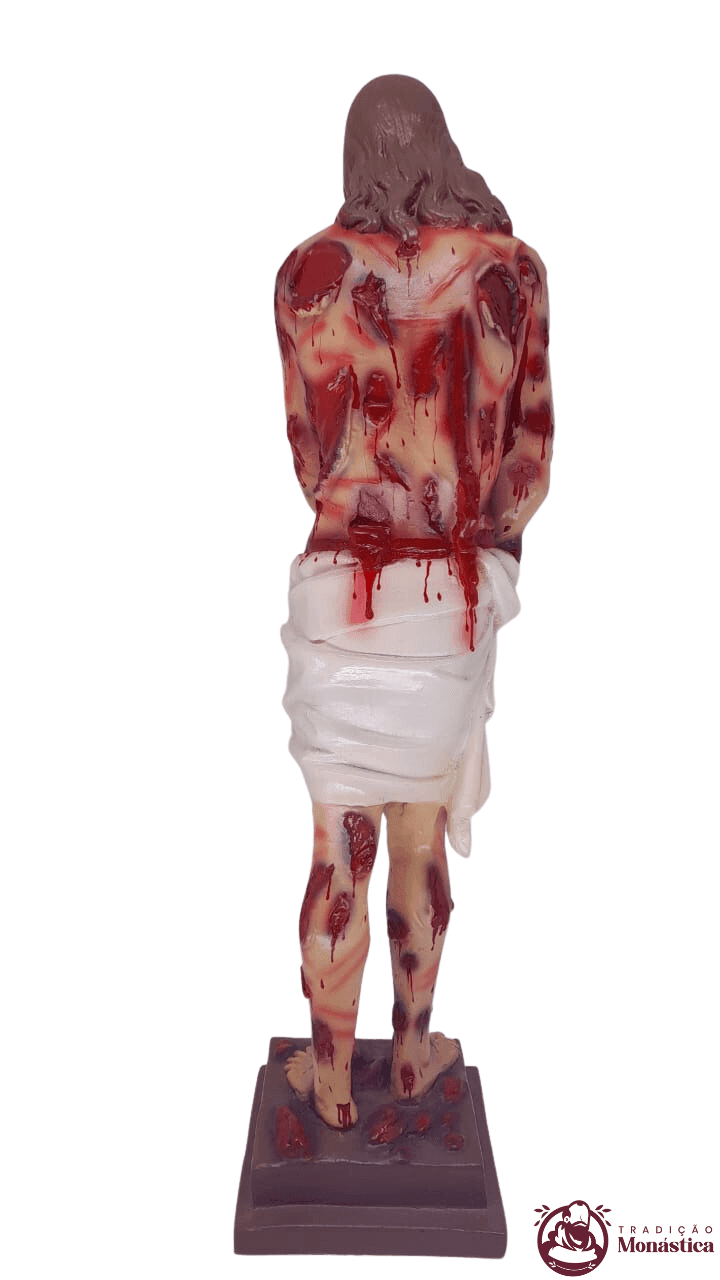 Imagem feita de Resina de Jesus Flagelado - 90cm   - 7