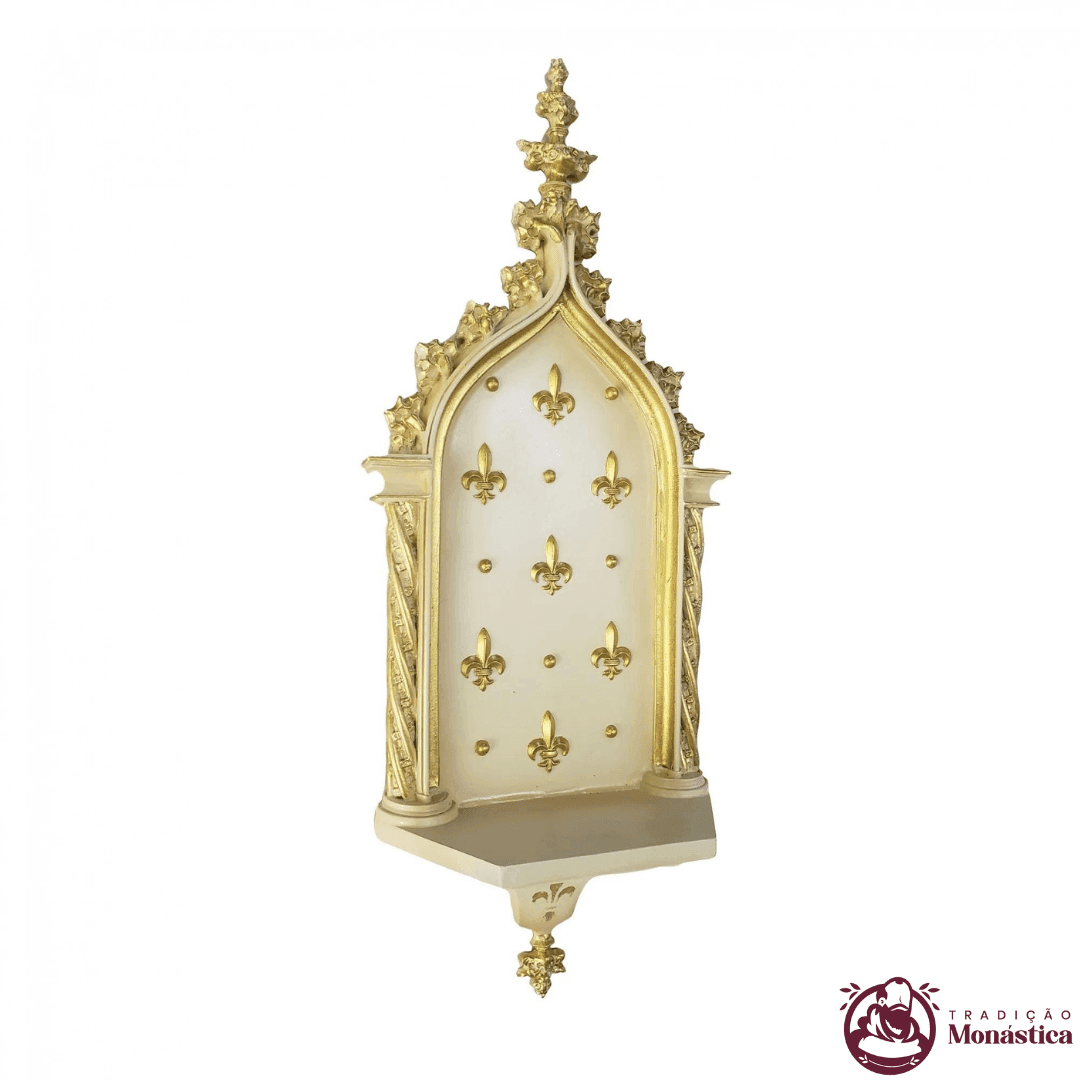 Peanha Oratório 54cm Dourada - 2