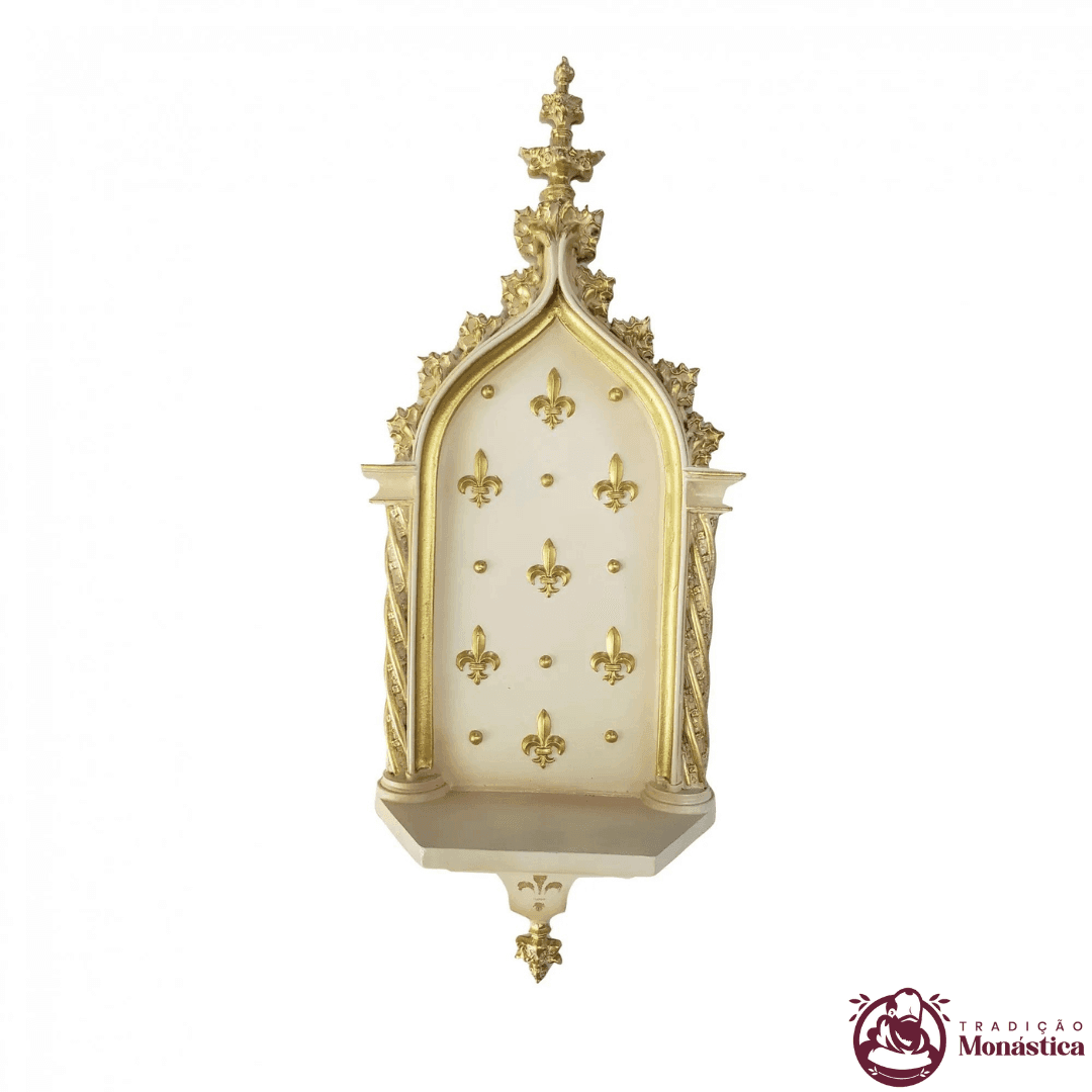 Peanha Oratório 54cm Dourada - 1