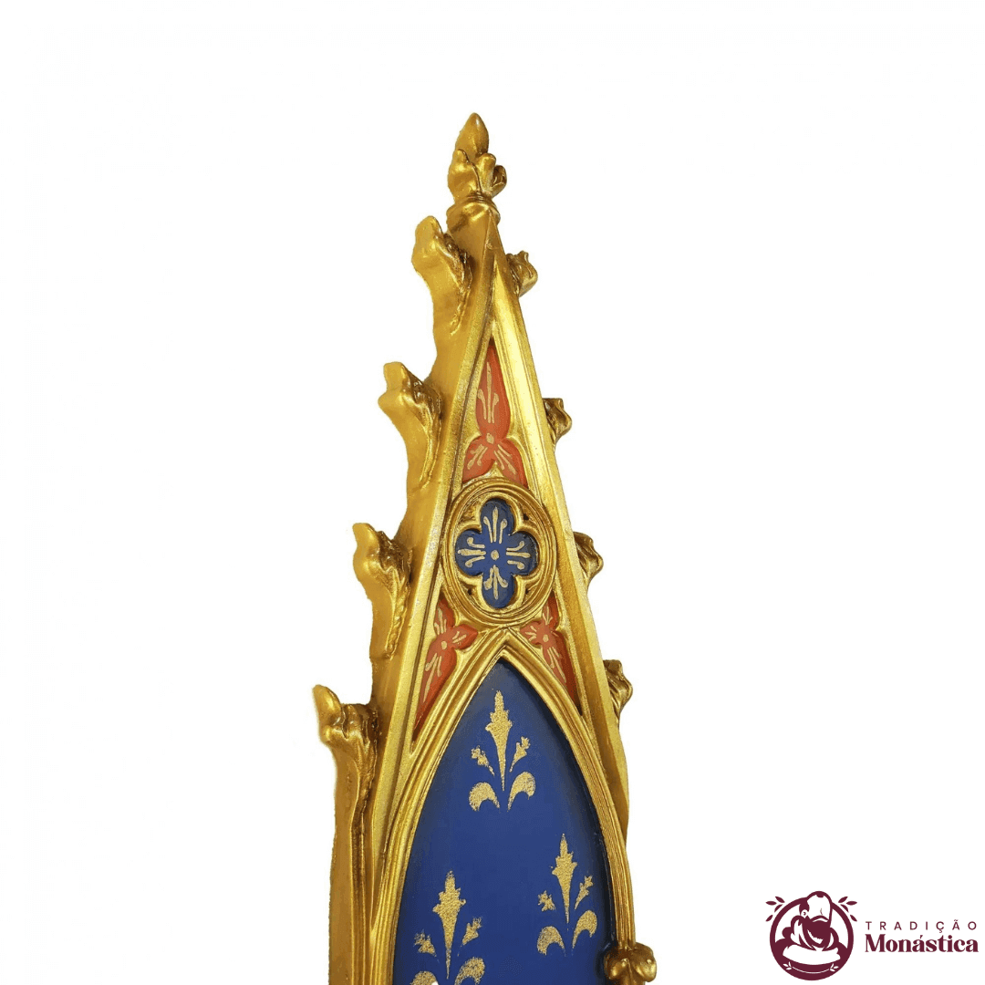 Peanha Oratório Gótico 45cm Azul - 5