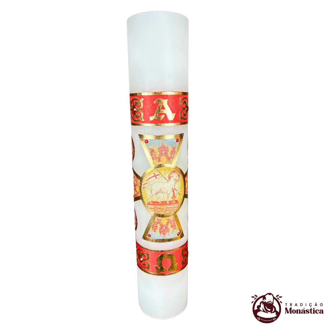 Vela Círio Pascal - Aplicação Cordeiro 02 - 2