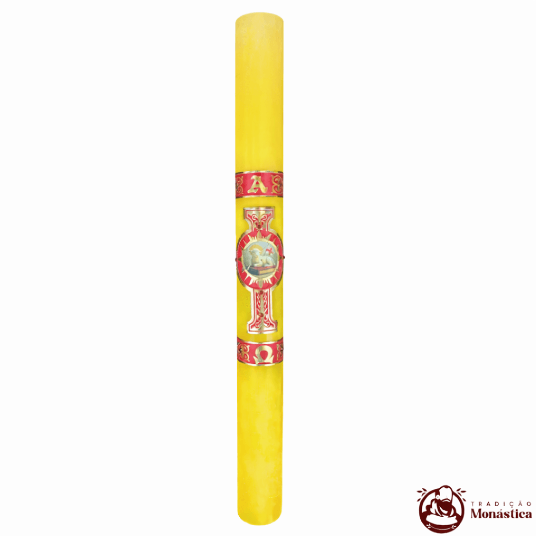 Vela Círio Pascal -  Aplicação Cordeiro 01 - 1