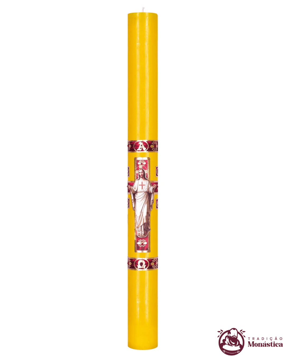 Vela Círio Pascal -  Aplicação Cristo 