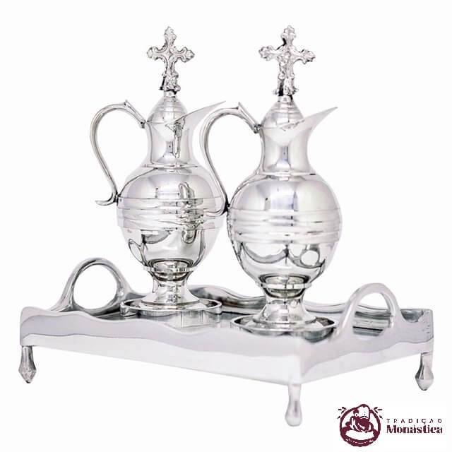 Conjunto de Galhetas de Metal 