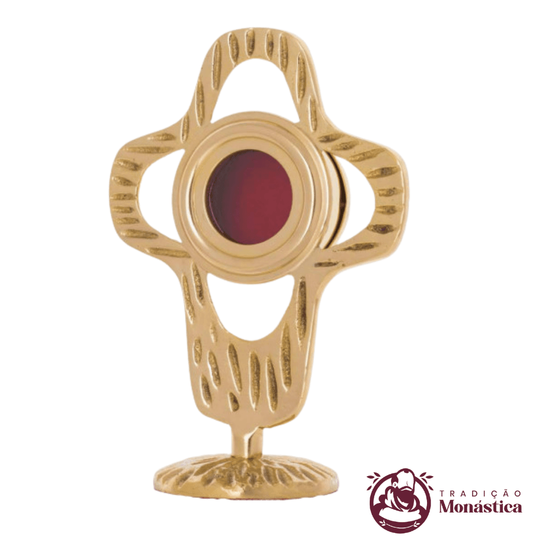 Relicário Católico em formato de Cruz Pequeno - 16cm