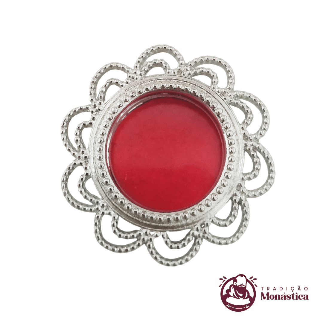 Teca para Relíquia de Santos Prata Níquel - TE04