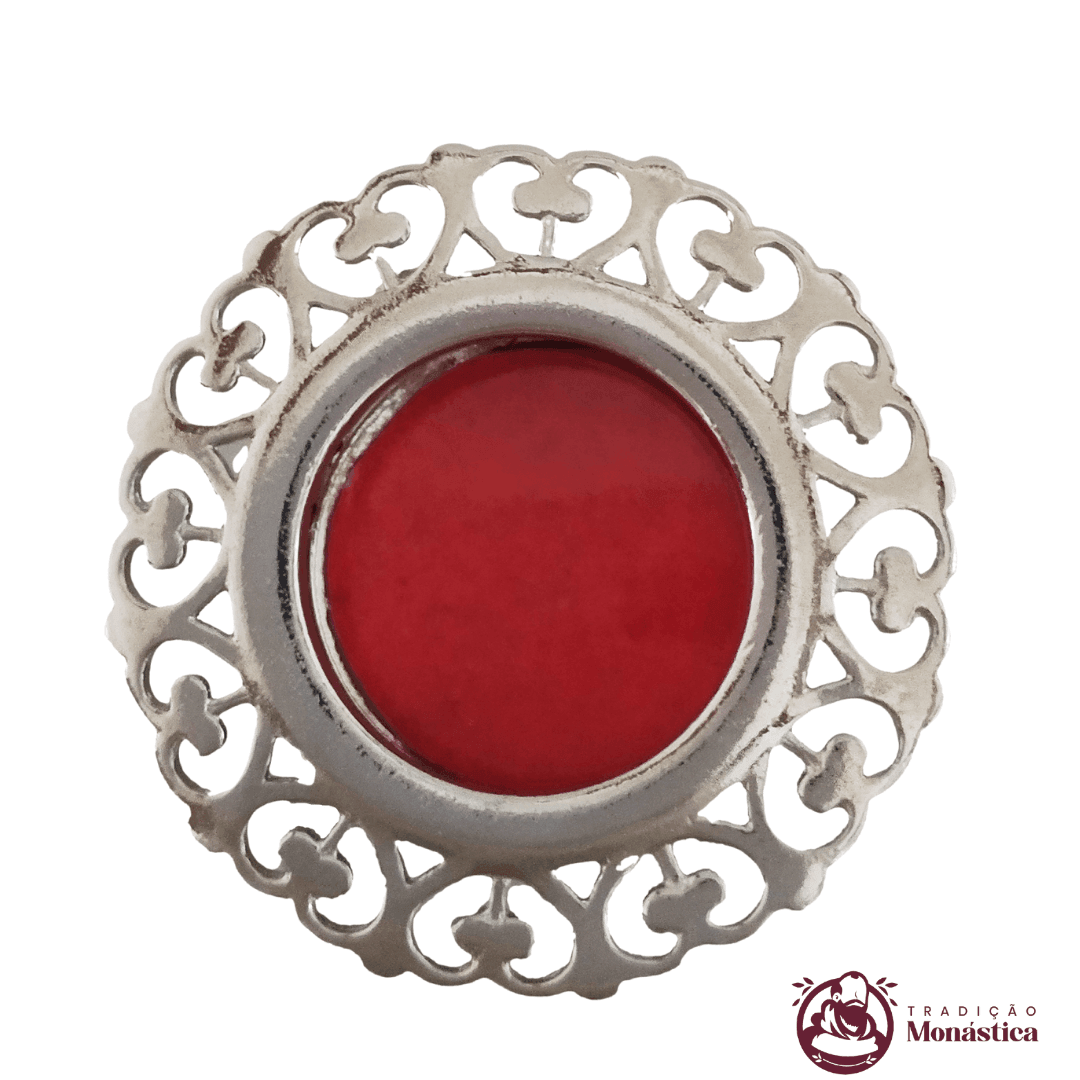 Teca para Relíquia de Santos Prata Níquel - TE10