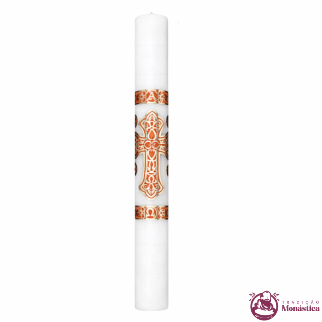 Vela Círio Pascal - Aplicação Cruz