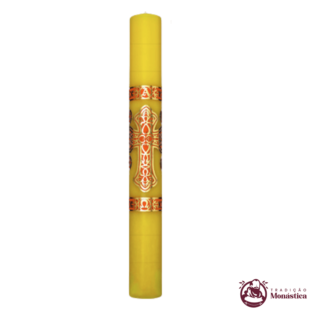 Vela Círio Pascal - Aplicação Cruz