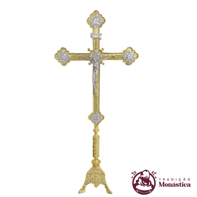 Cruz de Altar - Exclusiva - feita em Bronze