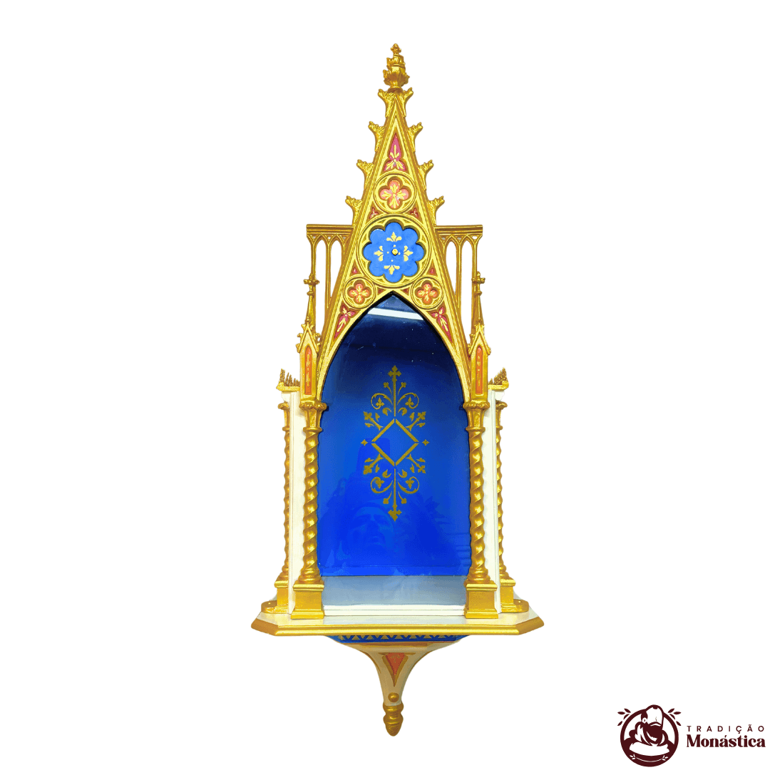 Capelinha Gótica em Madeira e Resina - 1