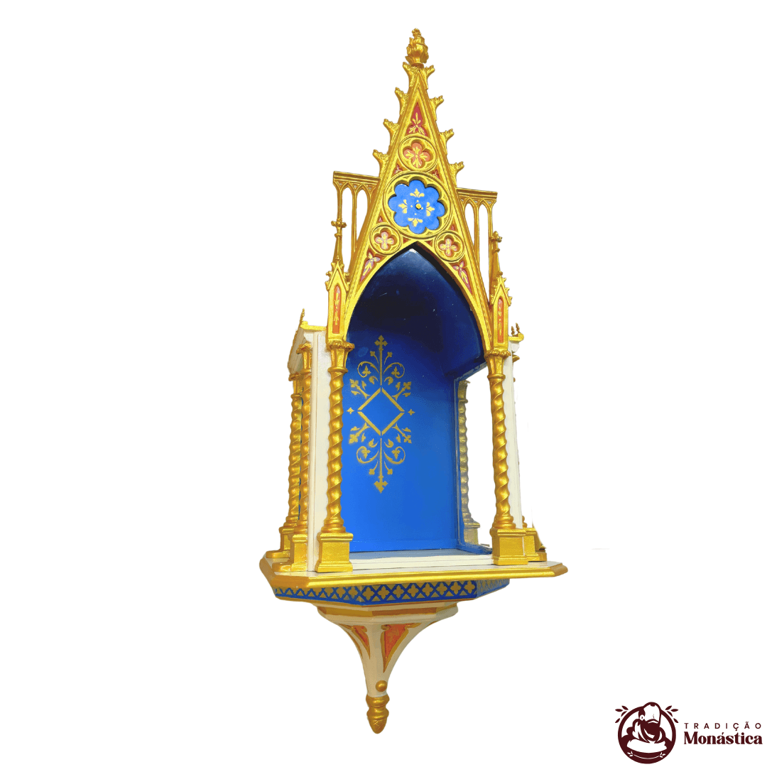 Capelinha Gótica em Madeira e Resina - 3