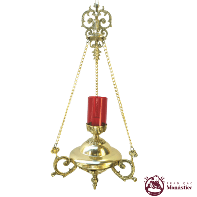 Lâmpada Do Santíssimo Grande - Feita Em Bronze Lâmpada Do Santíssimo Grande - Feita Em Bronze