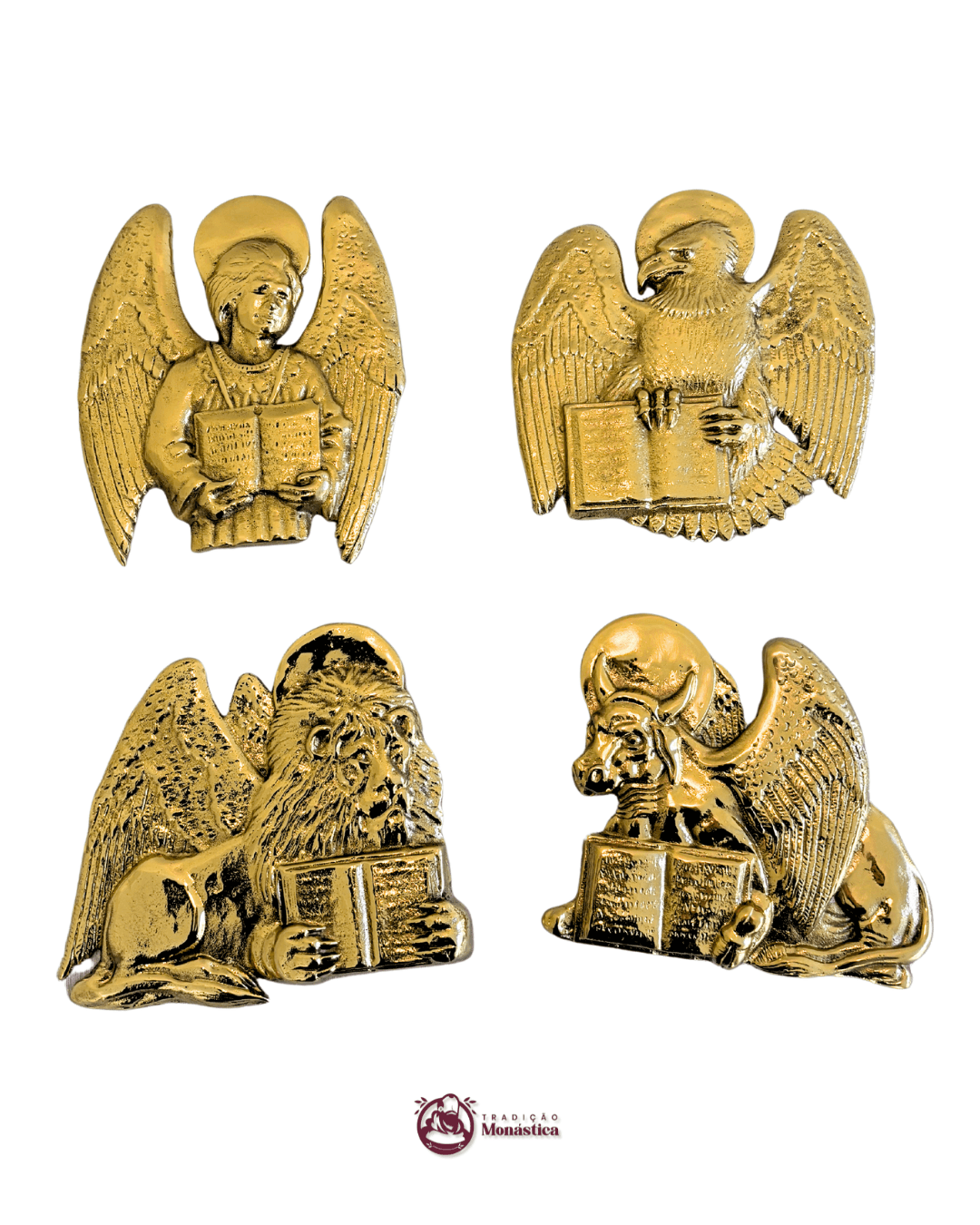 Aplique 4 Evangelistas em Bronze - 1