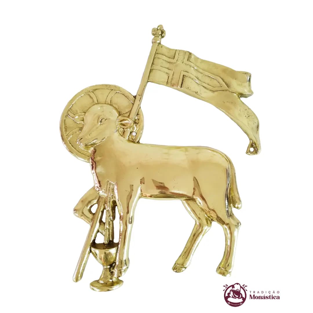 Aplique Cordeiro para Altar e Sacrário - Grande - 1