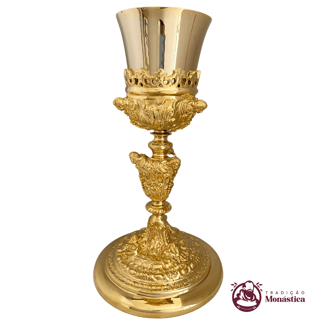 Cálice Barroco com Detalhes de Anjos Cálice Barroco com Detalhes de Anjos