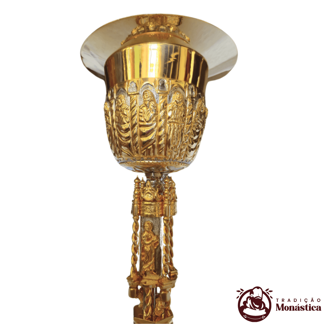 Cálice Gótico banhado em Ouro e Níquel - Apóstolos - 2