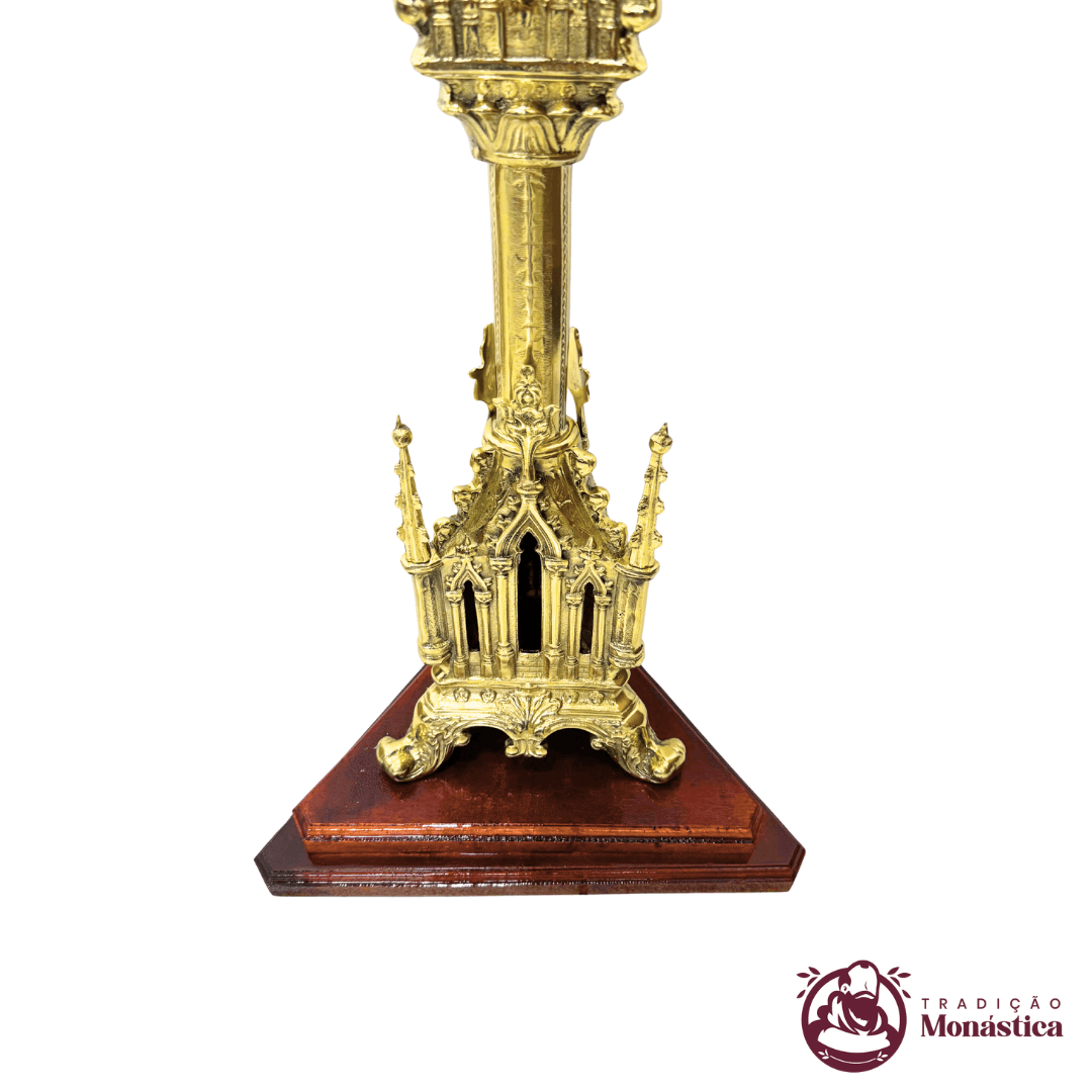 Castiçal para Coroa do Advento e Círio - 2 Em 1 - Gótica Pequena - 4