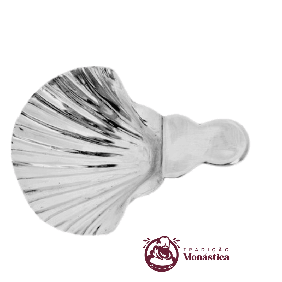 Concha de Batismo - Prateada - Igreja Católica Concha de Batismo - Prateada - Igreja Católica