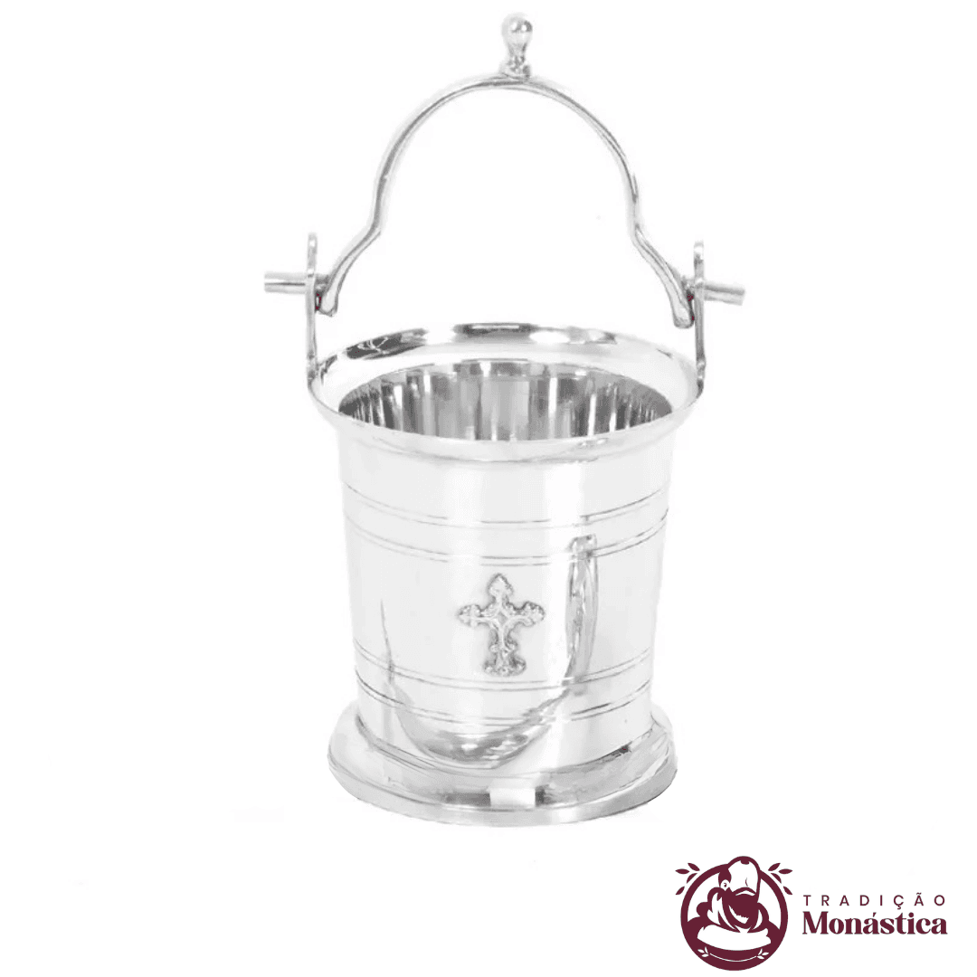 Conjunto de Aspersório Litúrgico - Pequeno - Igreja Católica - 2
