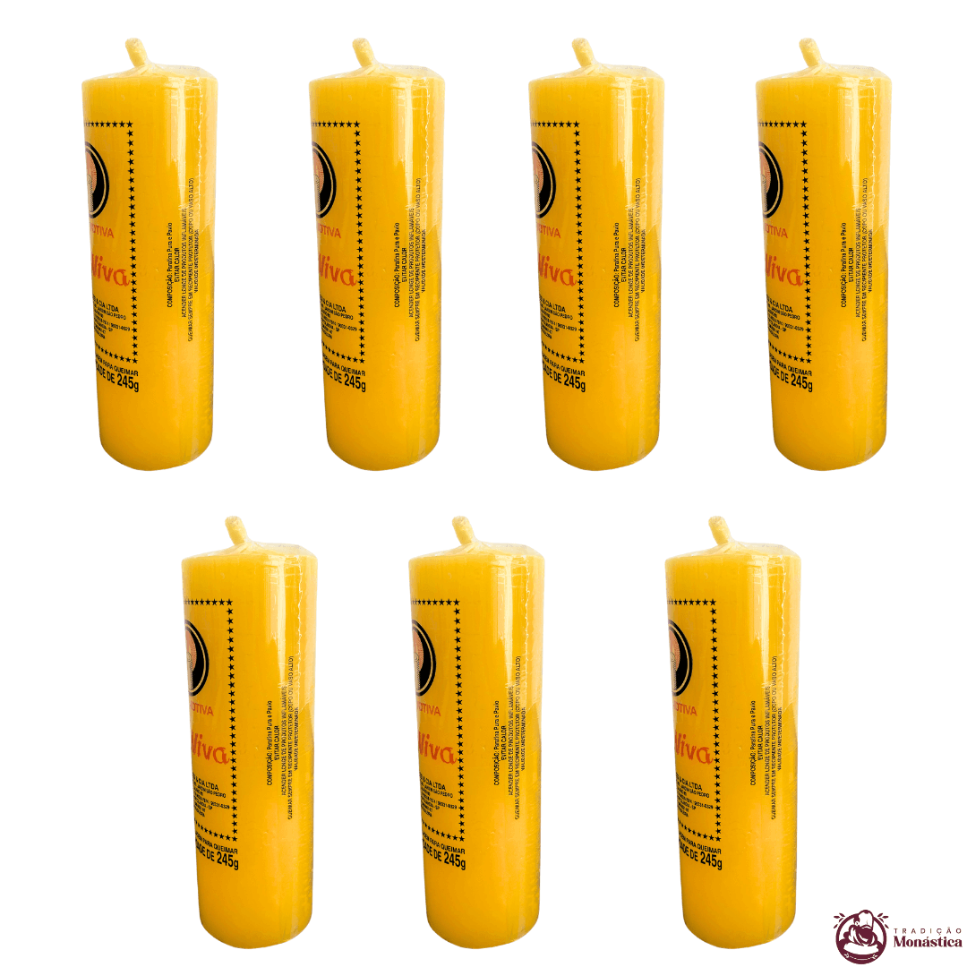 Conjunto de 7 Velas de 7 Dias Conjunto de 7 Velas de 7 Dias
