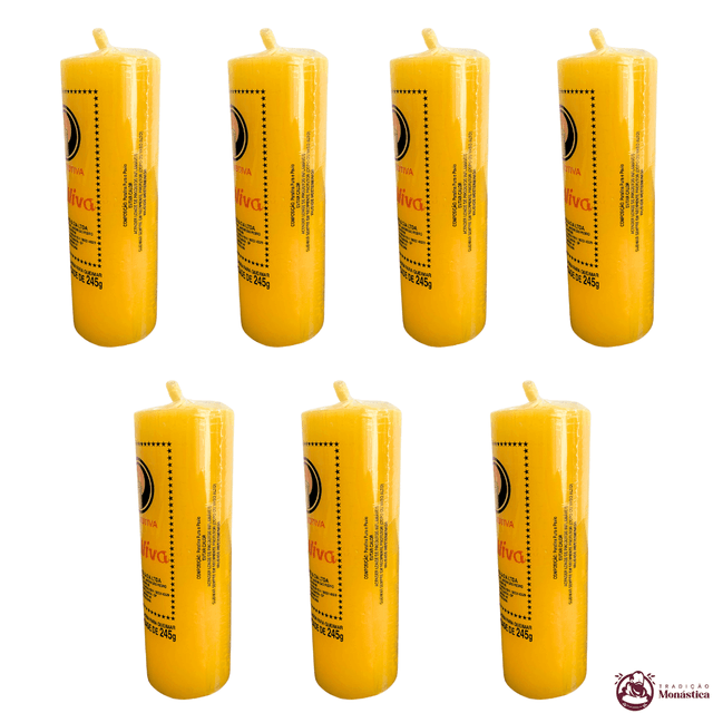 Conjunto de 7 Velas de 7 Dias Conjunto de 7 Velas de 7 Dias