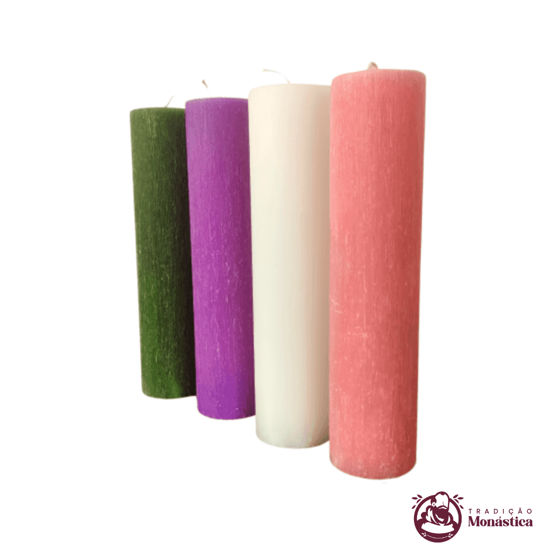 Conjunto de Velas do Advento - 30x7cm - Modelo Av06 - 1