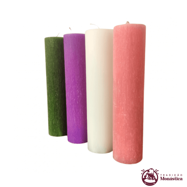 Conjunto de Velas do Advento - 30x7cm - Modelo Av06 Conjunto de Velas do Advento - 30x7cm - Modelo Av06