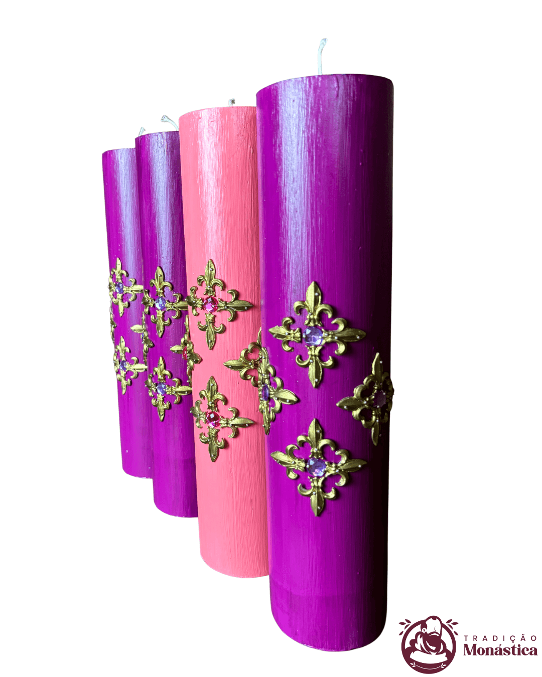 Conjunto de Velas do Advento - 30x7cm - Modelo Av02 - 3