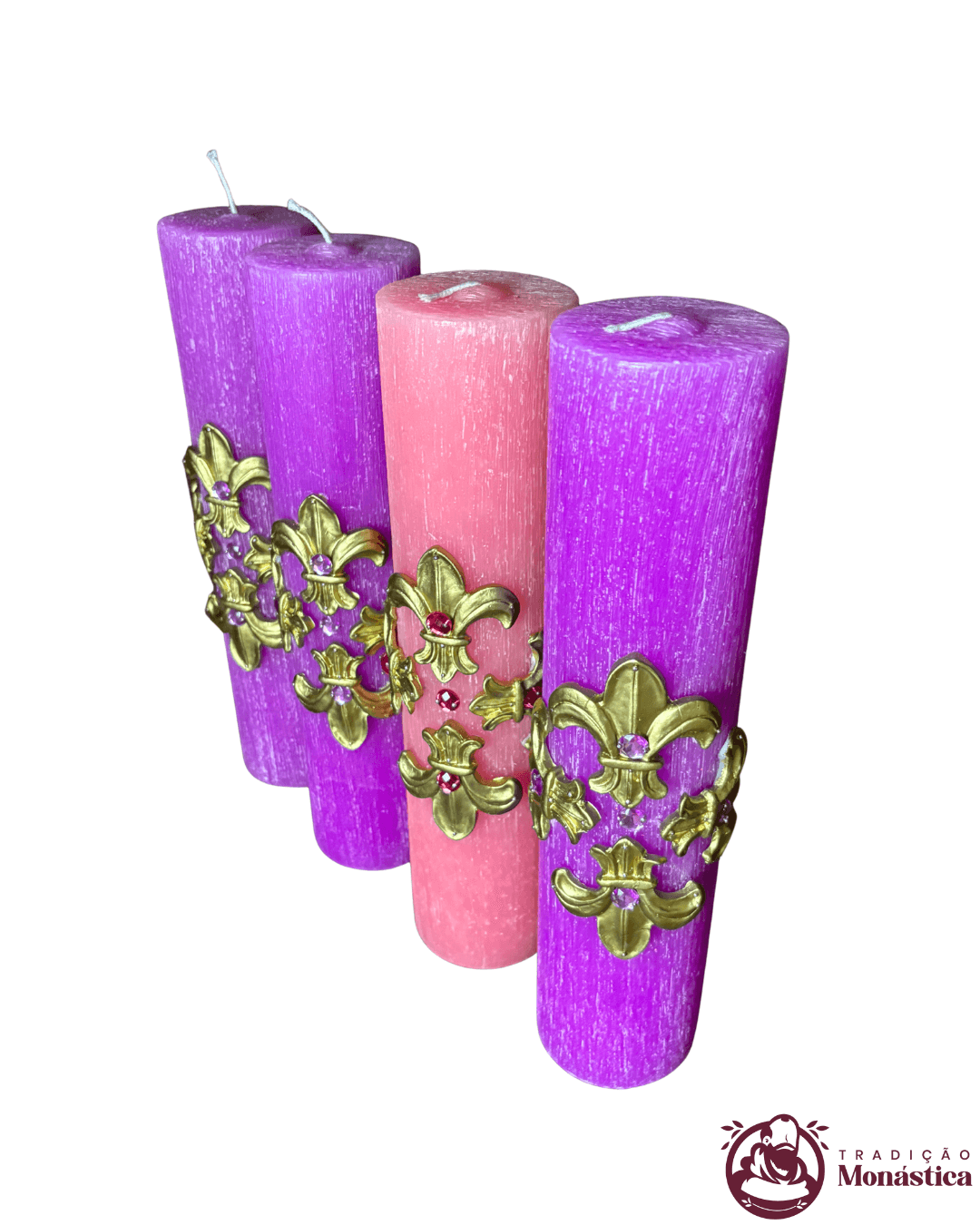 Conjunto de Velas do Advento - 30x7cm - Modelo Av10 - 3