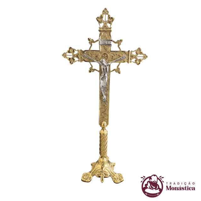 Cruz de Altar  - Tripé Pequeno Cruz de Altar  - Tripé Pequeno